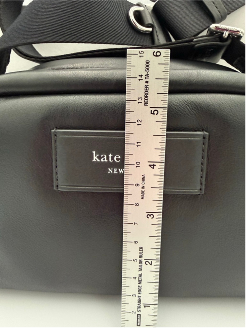 Women's Kate Spade Puff Black Leather Crossbody Bag - Picture 3 of 11
